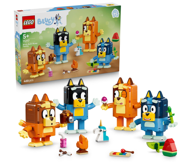 LEGO BLUEY 11217 Rodzina Blue z klocków - 1529715 - zdjęcie 2